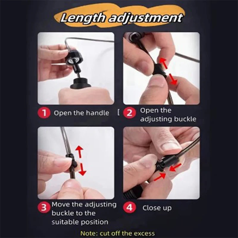 Speed Jump Rope – Tangle-Free Steel Cable, Adjustable Length