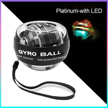 LED Gyro Wrist Ball – Self-Starting Forearm & Grip Trainer
