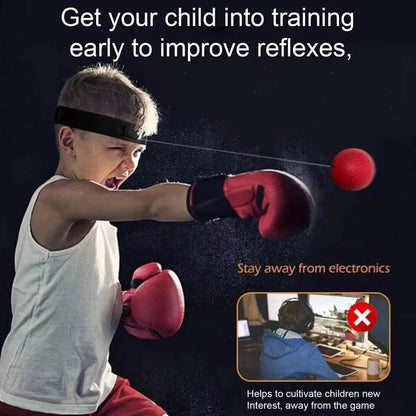 Boxing Reflex Ball Headband – Reaction & Hand-Eye Speed Trainer