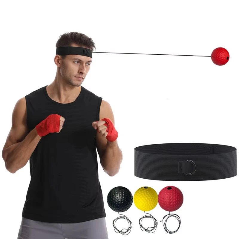 Boxing Reflex Ball Headband – Reaction & Hand-Eye Speed Trainer