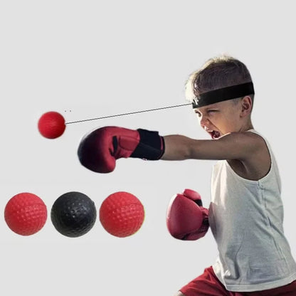 Boxing Reflex Ball Headband – Reaction & Hand-Eye Speed Trainer