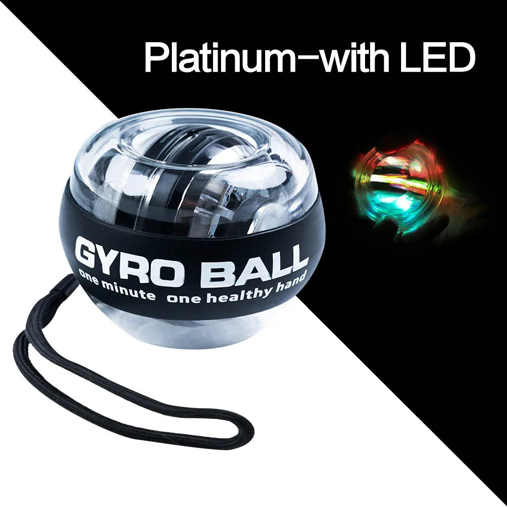LED Gyro Wrist Ball – Self-Starting Forearm & Grip Trainer