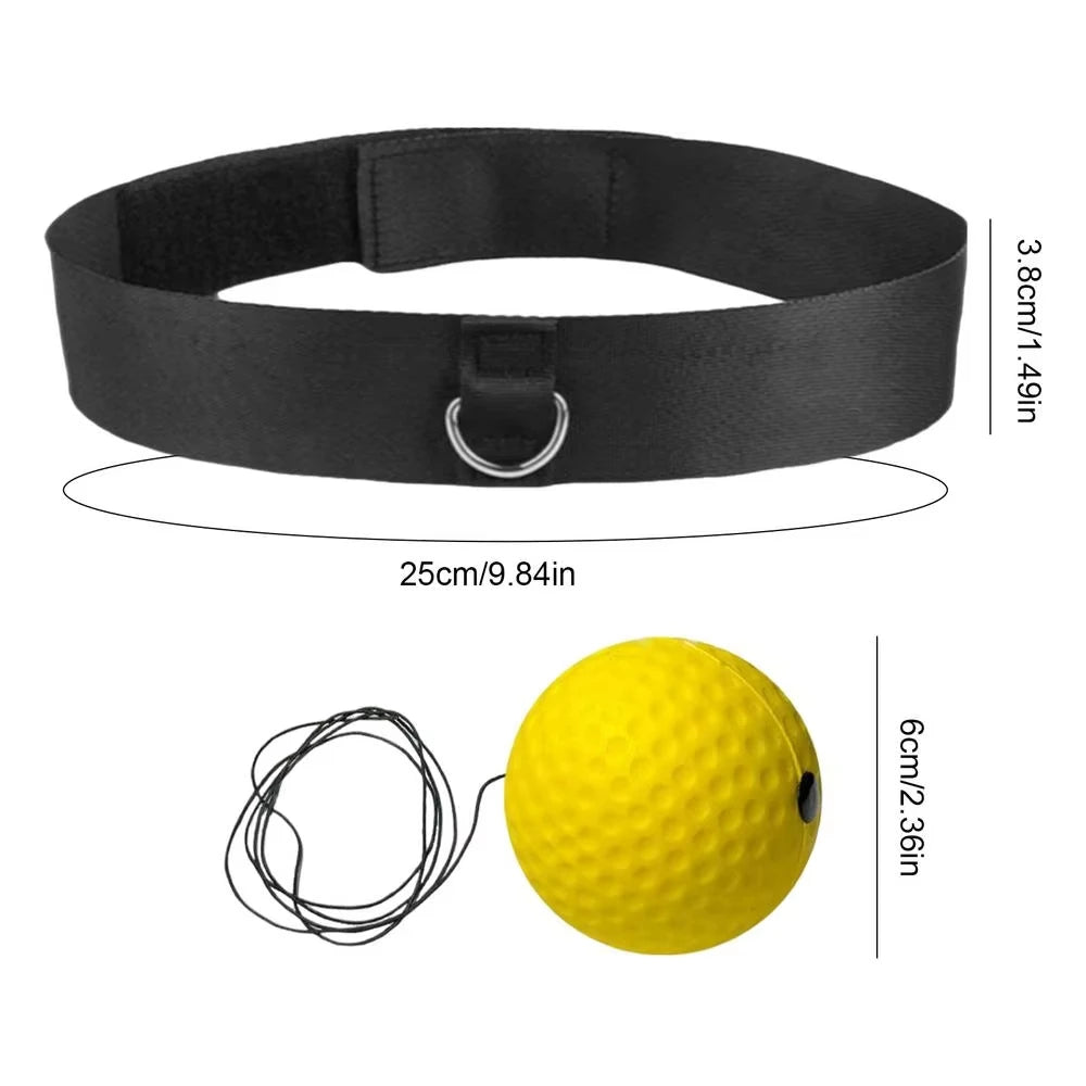 Boxing Reflex Ball Headband – Reaction & Hand-Eye Speed Trainer