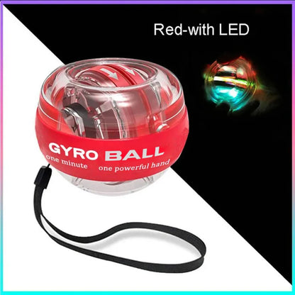 LED Gyro Wrist Ball – Self-Starting Forearm & Grip Trainer