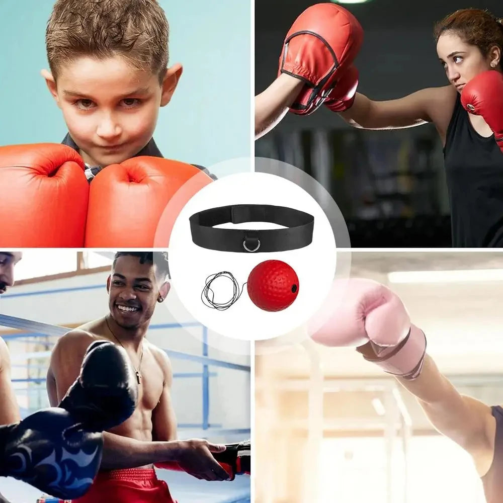Boxing Reflex Ball Headband – Reaction & Hand-Eye Speed Trainer