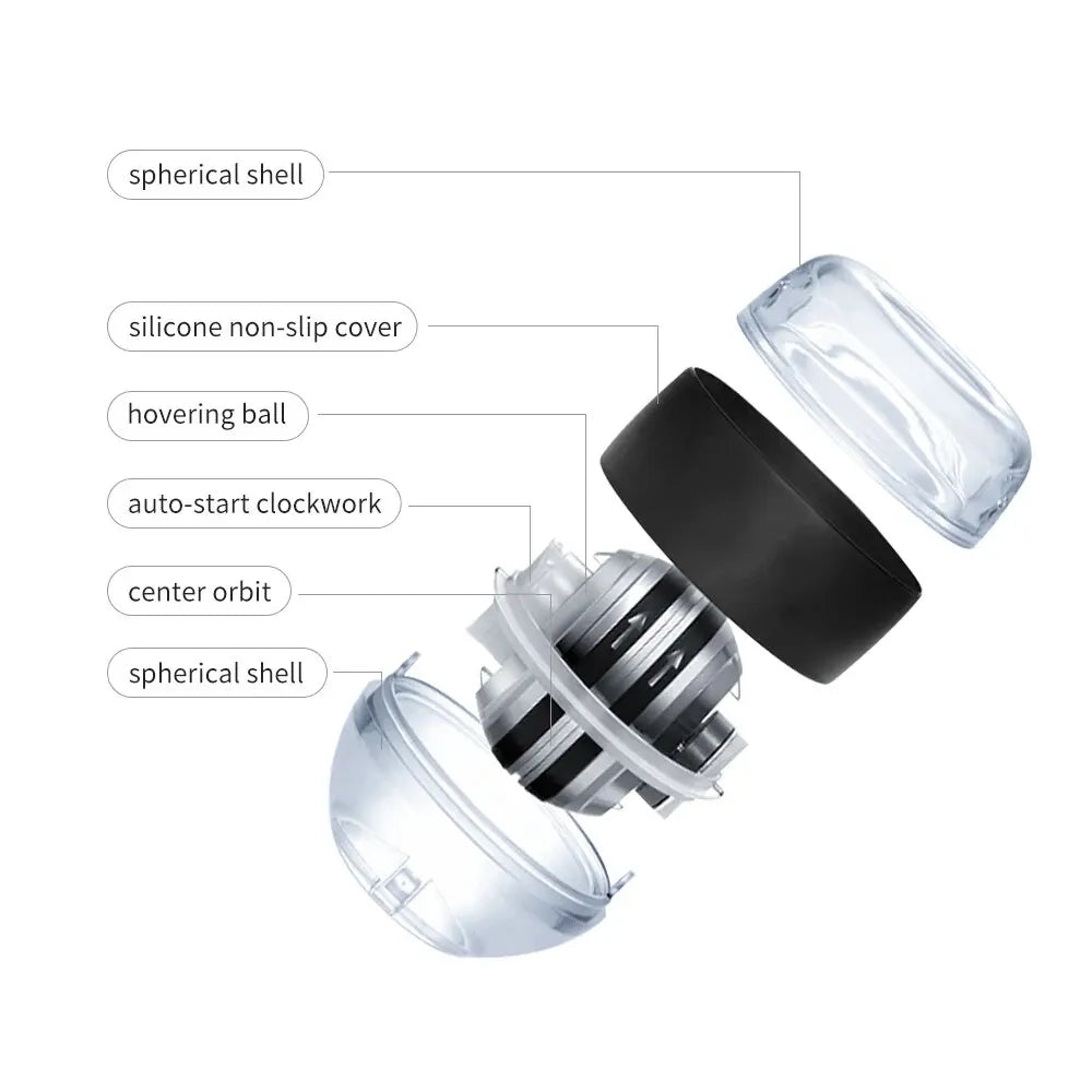 LED Gyro Wrist Ball – Self-Starting Forearm & Grip Trainer