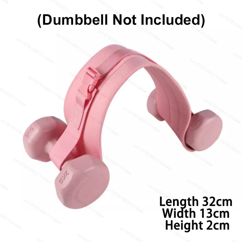 Hip Thrust Belt – Padded Glute Bridge Strap for Dumbbells & Kettlebells
