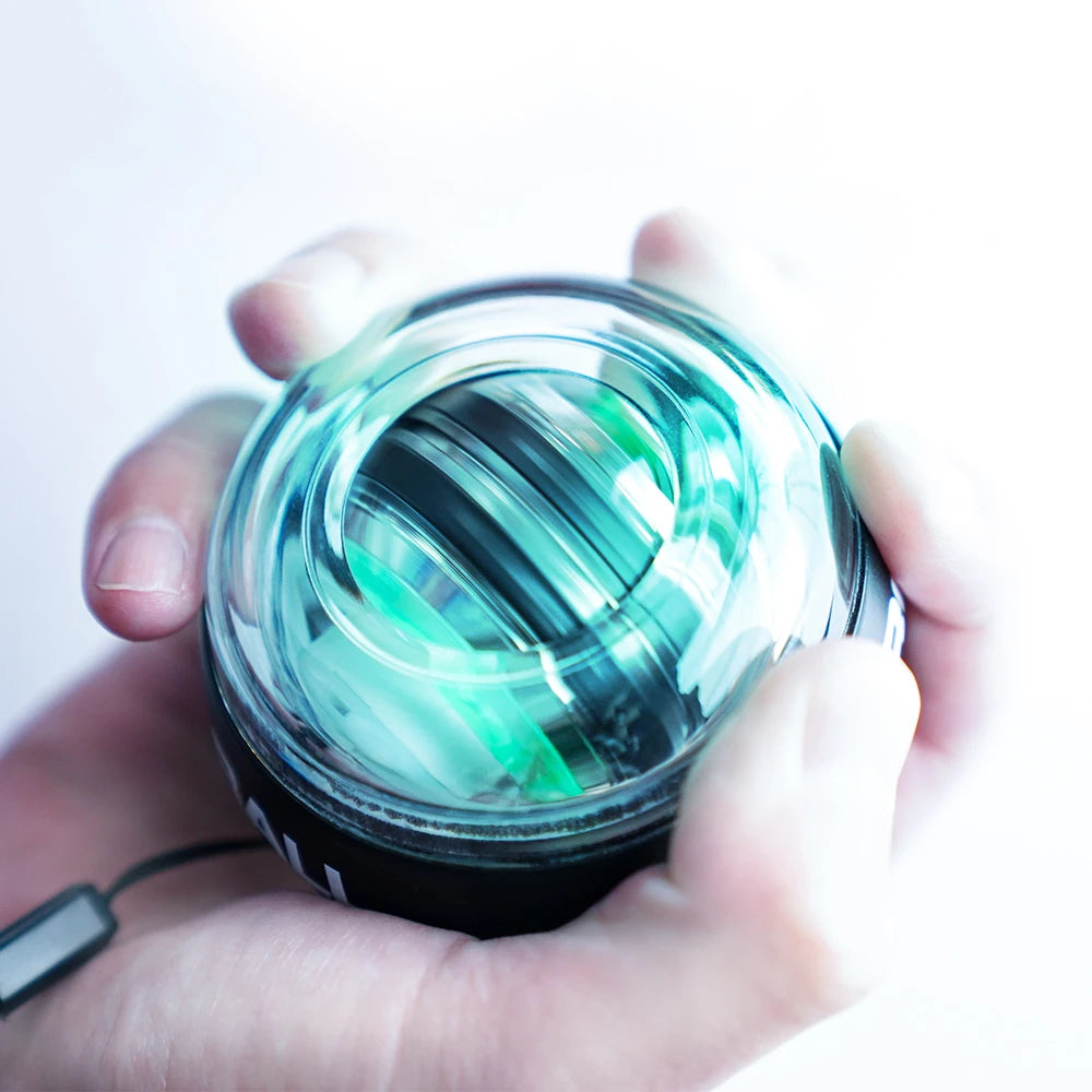 LED Gyro Wrist Ball – Self-Starting Forearm & Grip Trainer